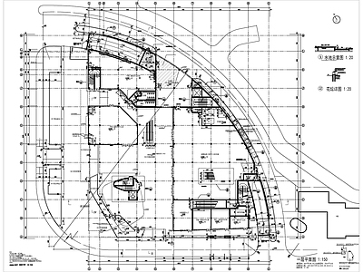 现代商业综合体 商业综合体建筑图 施工图