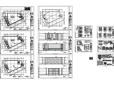 现代商业综合体 商业综合体建施 施工图