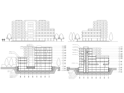 现代其他商业建筑 环境研究中心 施工图