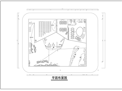 现代展厅 汽车展 施工图