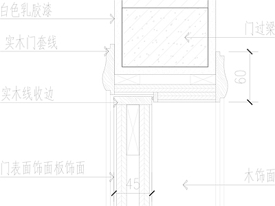 现代门节点 套详图 大样 详图 家装节点 剖面 施工图