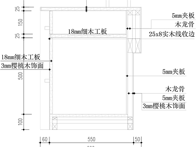 现代家具节点详图 咨询台节点图 节点 柜体节点 施工图