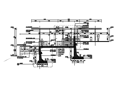 现代廊架节点 景观廊架 广场廊架 广场构筑物 公共构筑物 施工图