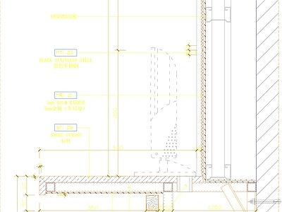 现代家具节点详图 大堂视频柜台节点 柜体节点 施工图