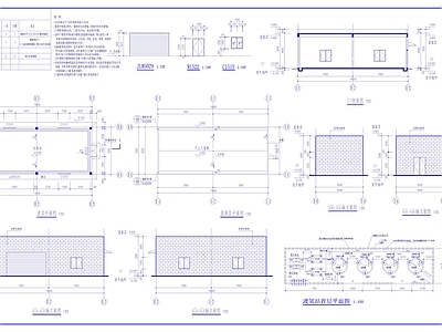 现代其他建筑 垃圾站 液氮站 施工图
