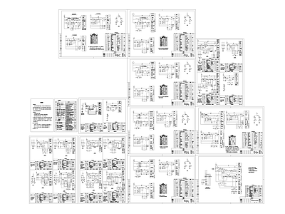 给排水节点详图 各种水泵控制原理 施工图