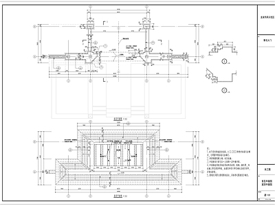 新中式其他建筑 大建筑结构图 施工图