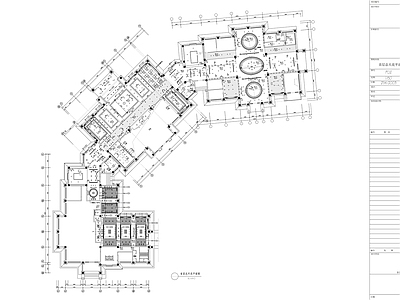 现代会所 高级会所精装施工 施工图