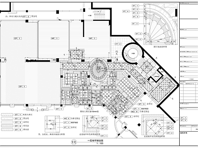 欧式会所 欧式风格休闲会所 施工图