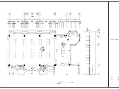 现代其他休闲娱乐空间 室内乒乓球装修节 施工图