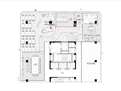 现代办公室 网红办公室 办公室设计 施工图