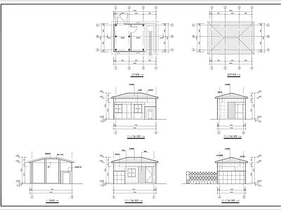 现代新中式其他建筑 卫房建 施工图