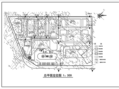 现代农贸市场建筑 茶叶工厂 施工图