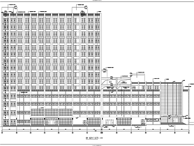 现代办公楼建筑 煤运公司办公 办公综合楼 施工图