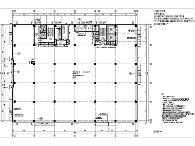 现代厂房 生产车间建施图 施工图