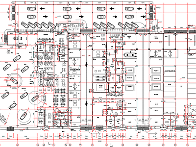 现代其他办公建筑 汽车4S店 汽车展厅 东非日产 施工图