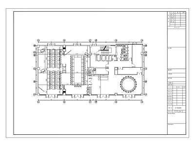 现代报告厅 施工图