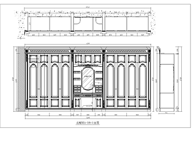 美式家具节点详图 柜体节点 施工图