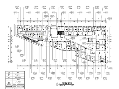 现代养老院 房间布局 施工图