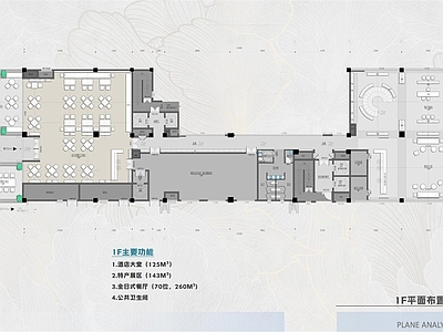 现代禅意酒店 现代 平面图 平面图 平面方案布置图 平面布置图 施工图