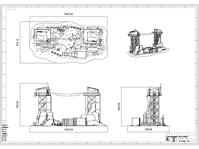 现代新中式其他建筑 灾后建筑 废墟 战争 施工图