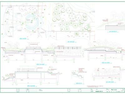 景观平面图 某广场景观规化 施工图