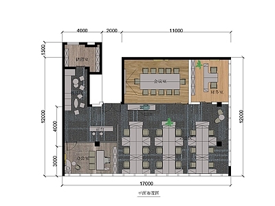 现代简约其他公共空间 办公空间 施工图