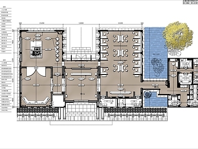 现代轻奢售楼处 高端售楼部 施工图