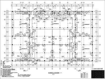 现代办公楼建筑 移动 数据中心 建筑 施工图