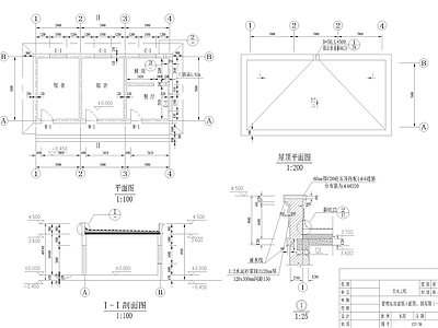 其他建筑 管理站建筑 施工图