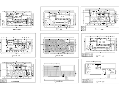 现代便利店 便利店 施工图