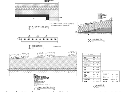 现代其他建筑 地下车库顶板及 EPS板做法详图 地下室顶板 施工图