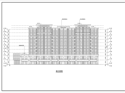 欧式养老院 新古典风格养老院 施工图