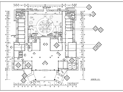 现代医院 大型医院装修图 施工图