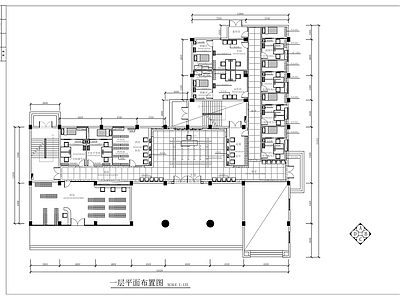 现代医院 小型医院装修图 施工图