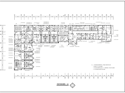 现代医院 医院室内装修施工 施工图