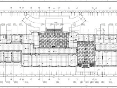 新中式中式医院 中式特色中医院 施工图