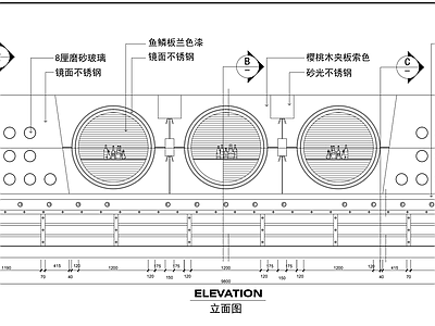 现代酒吧 施工图