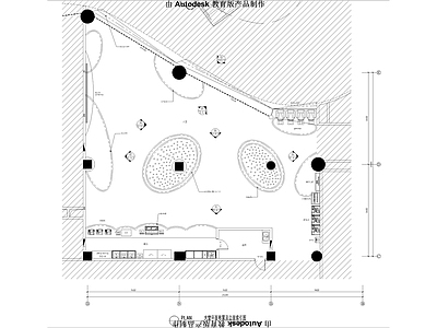 现代电影院 大堂公区 施工图