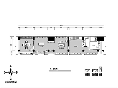 现代新中式茶馆 茶叶 施工图