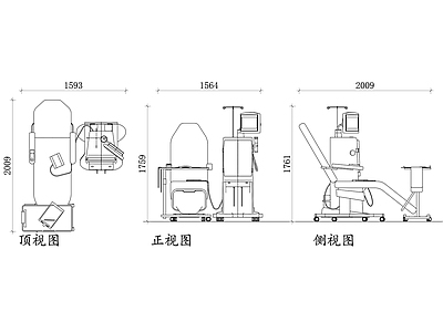 现代医院 医院血液透析椅 血液透析椅设计 定制透析椅 医用透析椅 医院透析椅厂家 施工图