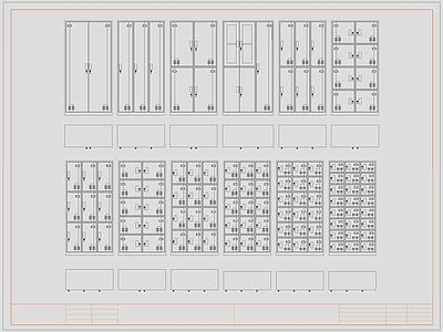现代柜子 储物柜 更 寄存柜 置物柜 施工图