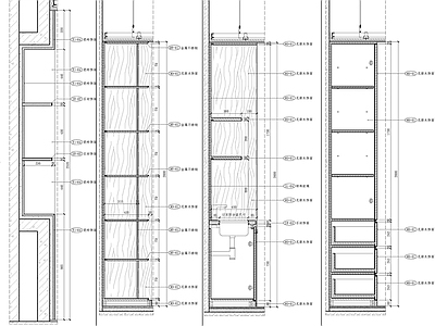 现代家具节点详图 剖面大样图 施工图