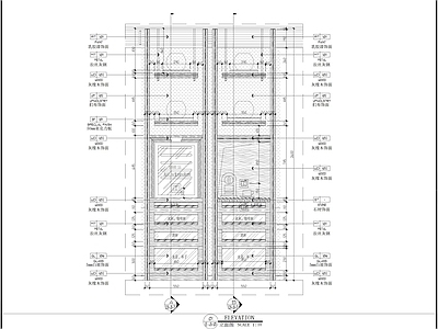 现代家具节点详图 客房迷你吧大样 迷你吧大样图 节点 施工图