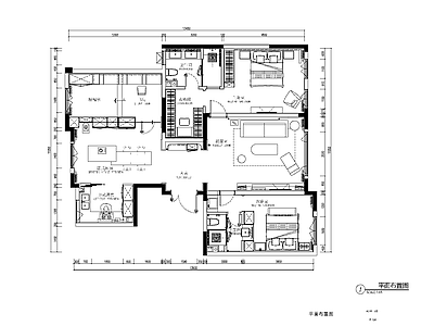 其他家装平面图 现代风装 施工图