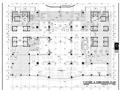 新中式中式酒店 五星级一层 一层平面 泛海钓鱼台 大堂 施工图