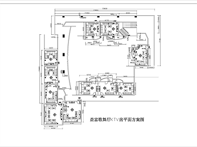 现代KTV 包厢 施工图