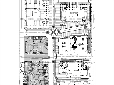 现代商业景观 华强北特色街区 文化特色街区景观 施工图