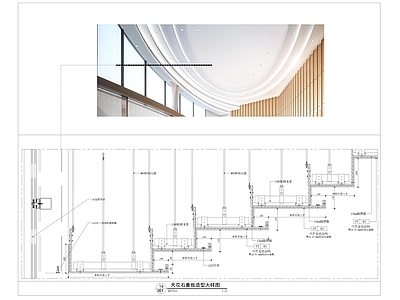 现代吊顶节点 叠级灯槽吊顶 石膏板吊顶 轻钢龙骨吊顶 天灯槽节点 施工图