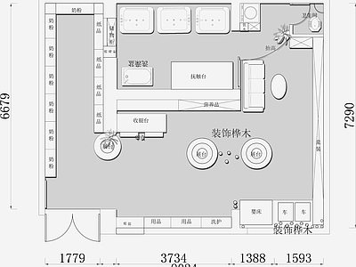 现代其他商业空间 母婴店儿童用品店 施工图